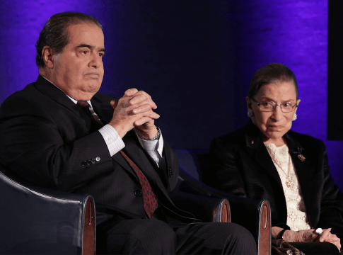Antonin Scalia (left) and Ruth Bader Ginsburg